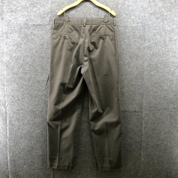 Brooks Brothers Advantage Chino Clark Pants Mens W33/L30 Classic Fit 100% Cotton - Picture 2 of 9